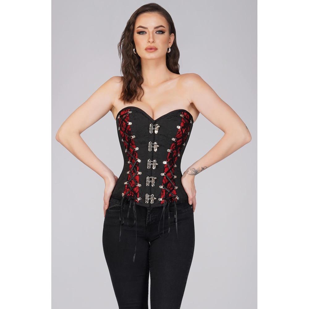 Attitude Corsets - Johnte Vollbrust Korsett - Rot